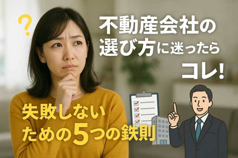 不動産会社 選び方
