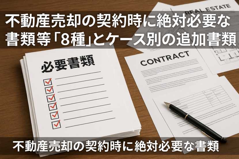 不動産売却 契約 必要書類