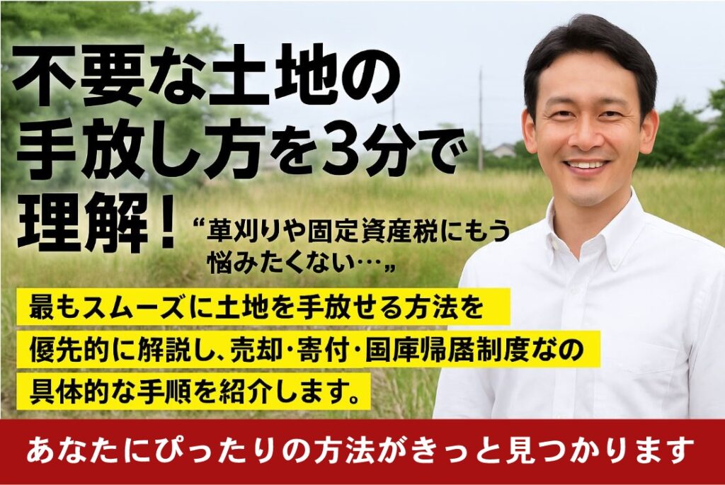 不要な土地 処分