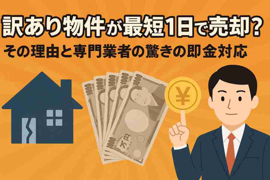 訳あり物件 売却 買取 専門業者