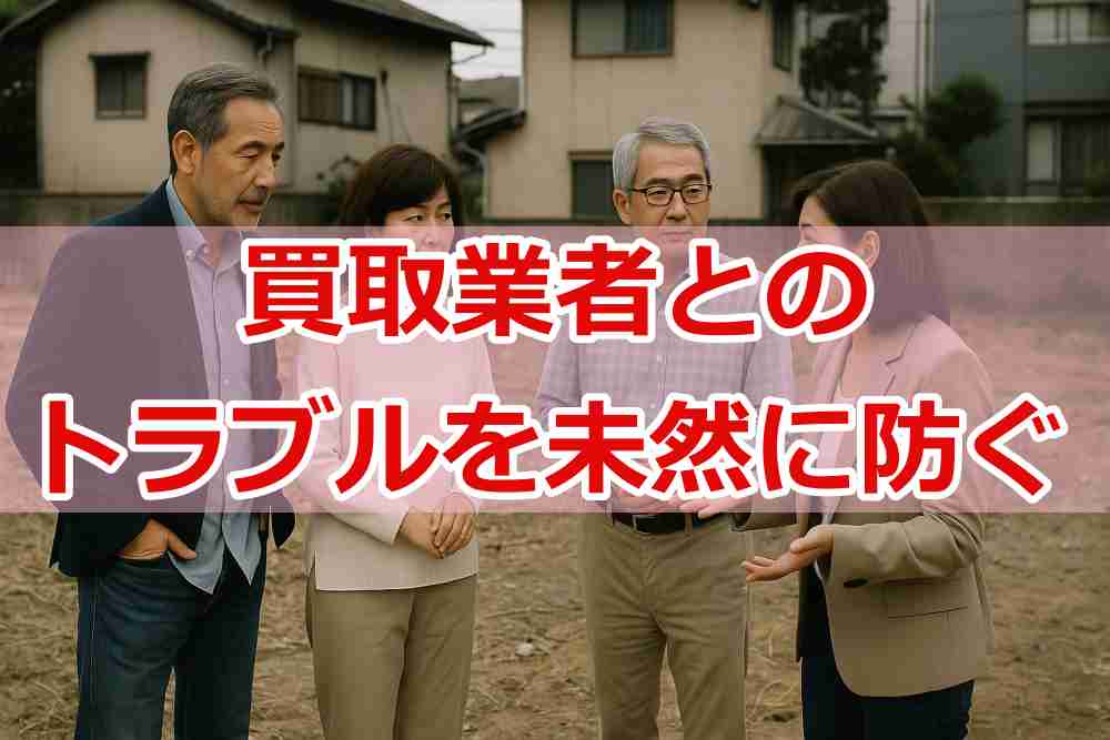 共有持分 買取業者とのトラブルを未然に防ぐ