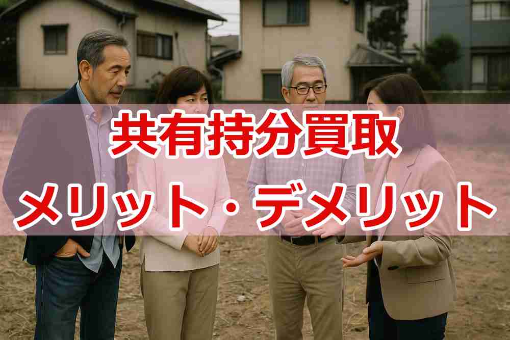 共有持分買取のメリット・デメリット
