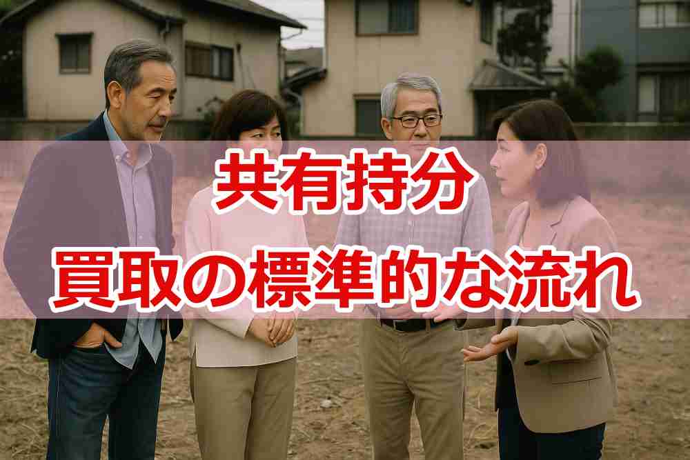 共有持分買取の標準的な流れ