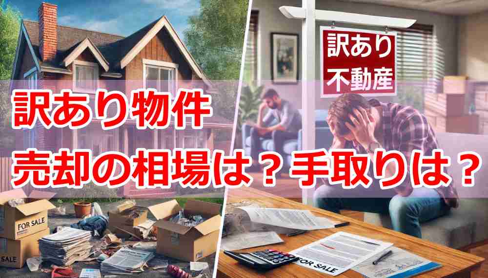 訳あり物件 売却の相場は何割？