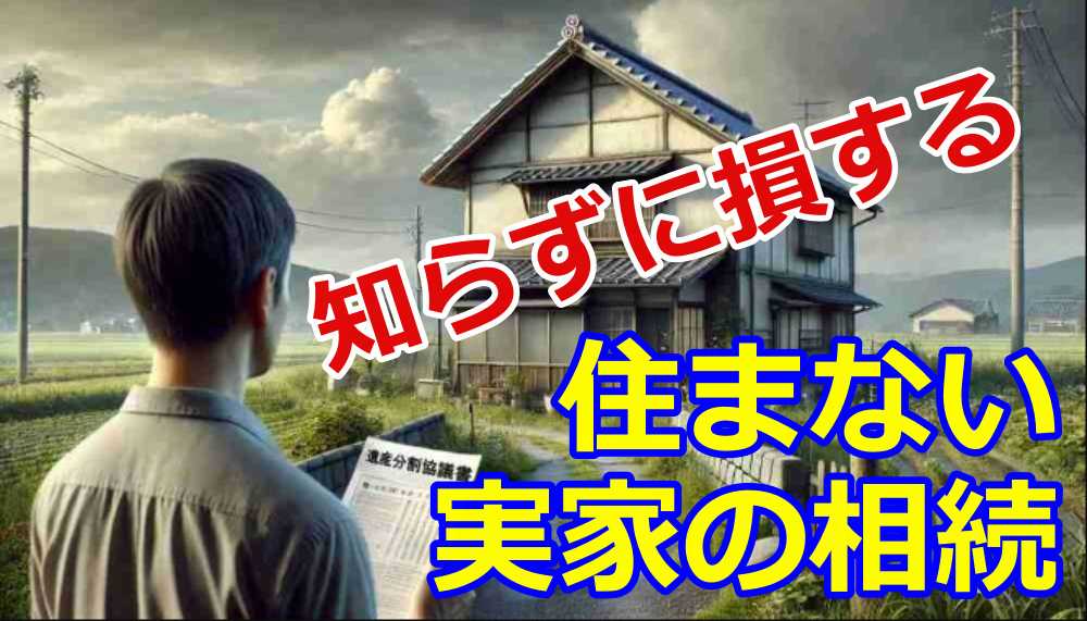 住まない実家は相続してはいけない！知らないと損する理由をプロが解説