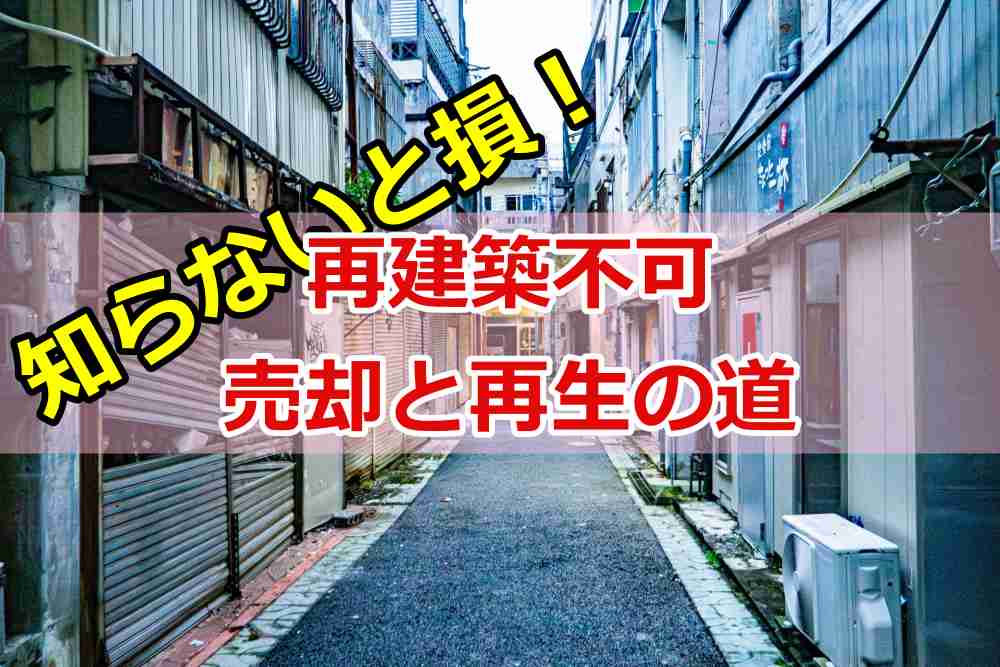 再建築不可物件の知らないと損するリフォーム・建替え・現金化のすべて
