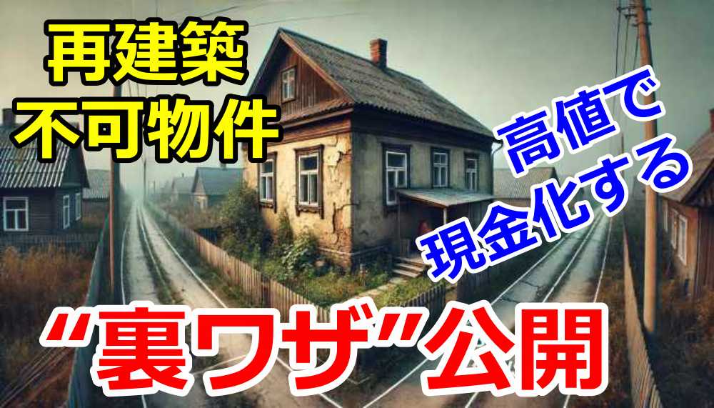 再建築不可物件は売れない？実は高値で現金化できる“裏ワザ”を公開