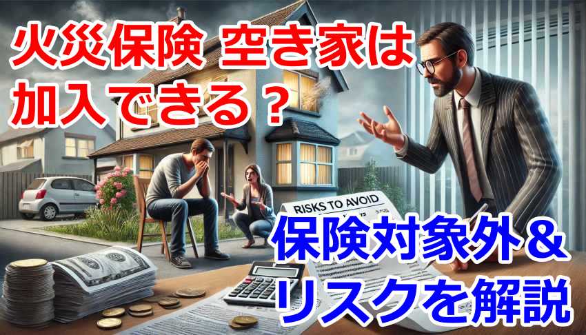 火災保険 空き家 全労済は加入できる？補償内容と注意点を解説