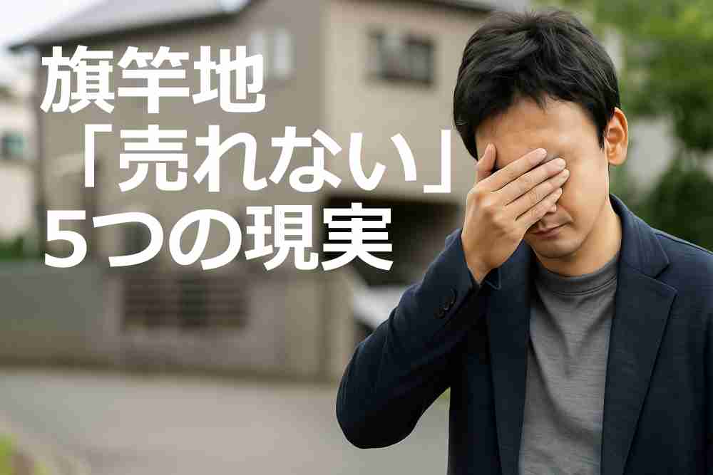 旗竿地 後悔 売れない2