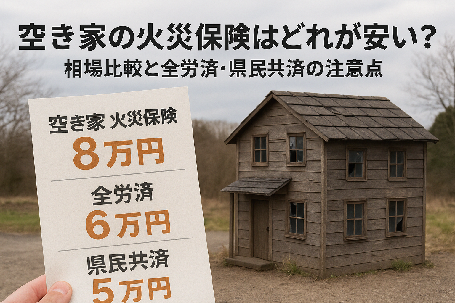 空き家 火災保険