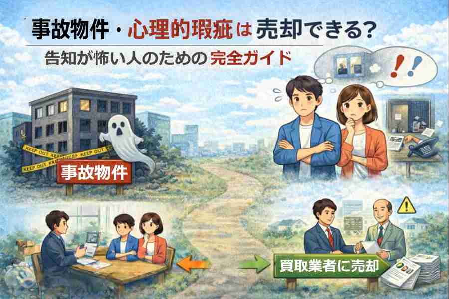 事故物件・心理的瑕疵は売却できる？告知が怖い人のための完全ガイド