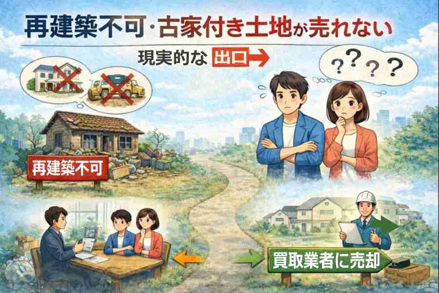 再建築不可・古家付き土地が売れない理由と現実的な出口