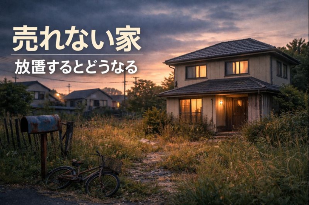 売れない家を放置するとどうなる？空き家リスクと現実的な対策