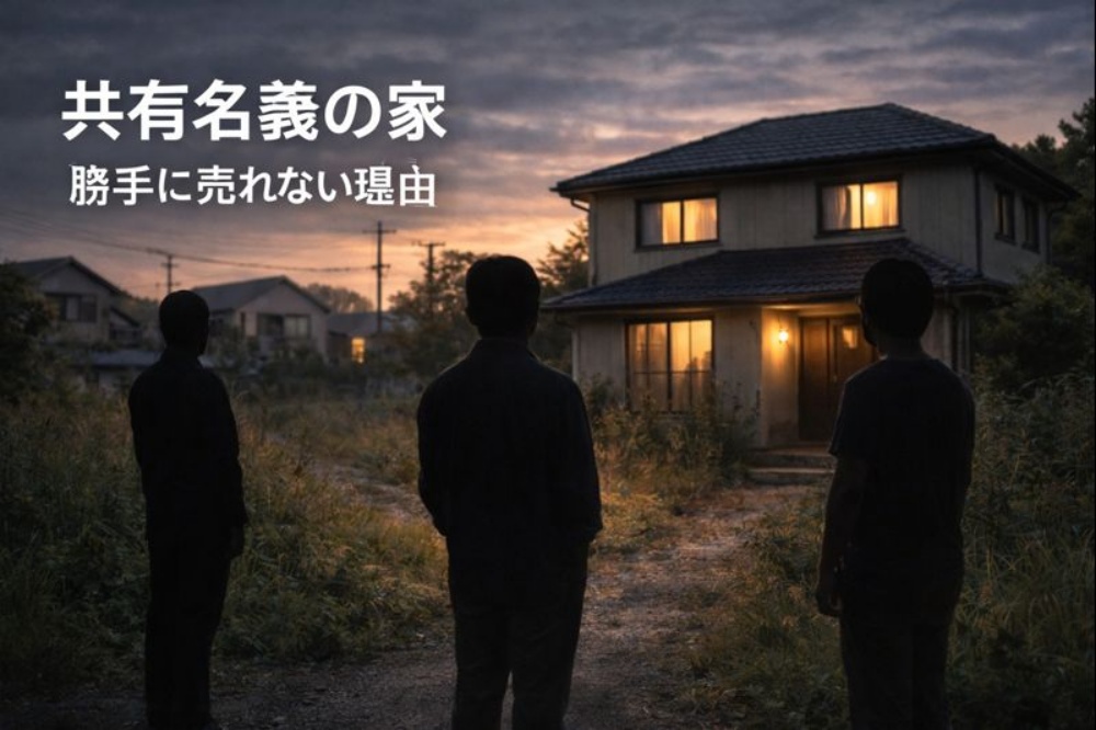共有名義の家は勝手に売れない？