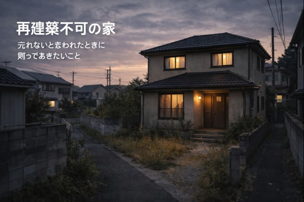 再建築不可の家は本当に売れない？売却できた人の共通点とは