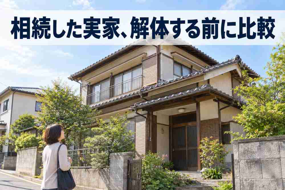 相続した実家は解体して売るべき？