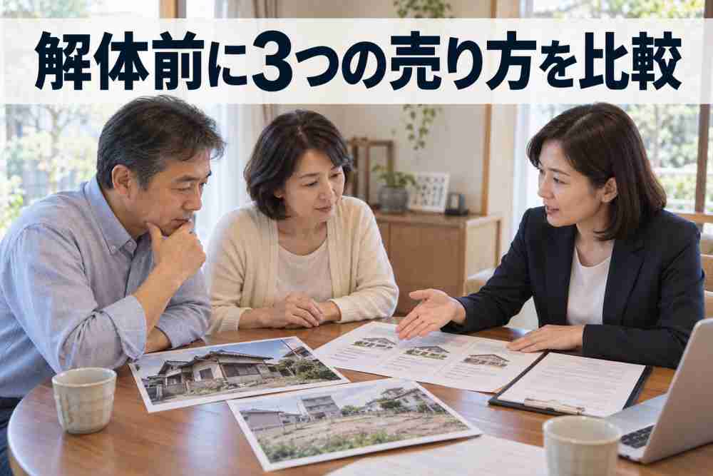 相続した実家は解体して売るべき？3