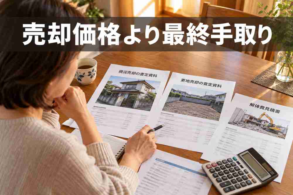 相続した実家は解体して売るべき？4