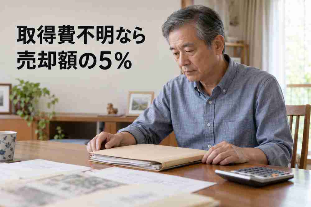 取得費不明なら売却額5％を確認-4