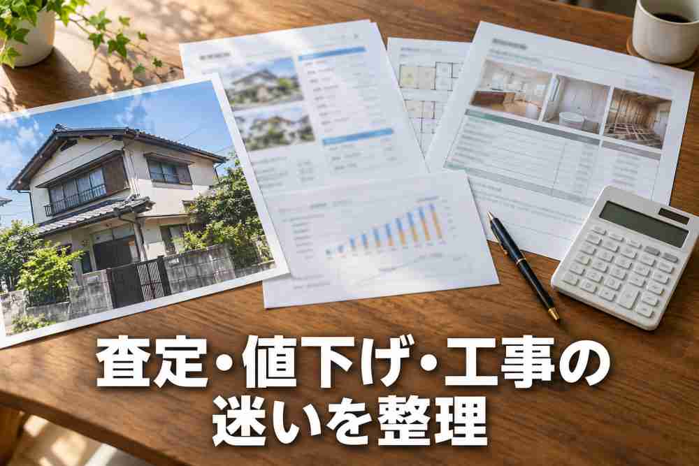 売却前の査定・値下げ・工事整理-2