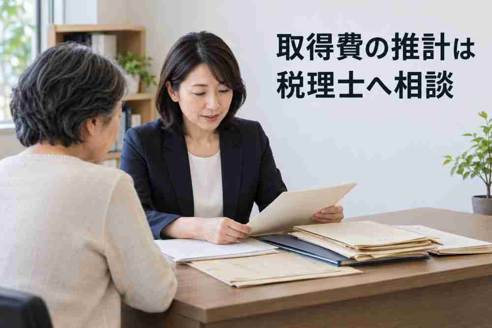 税理士と確認する取得費の推計-5