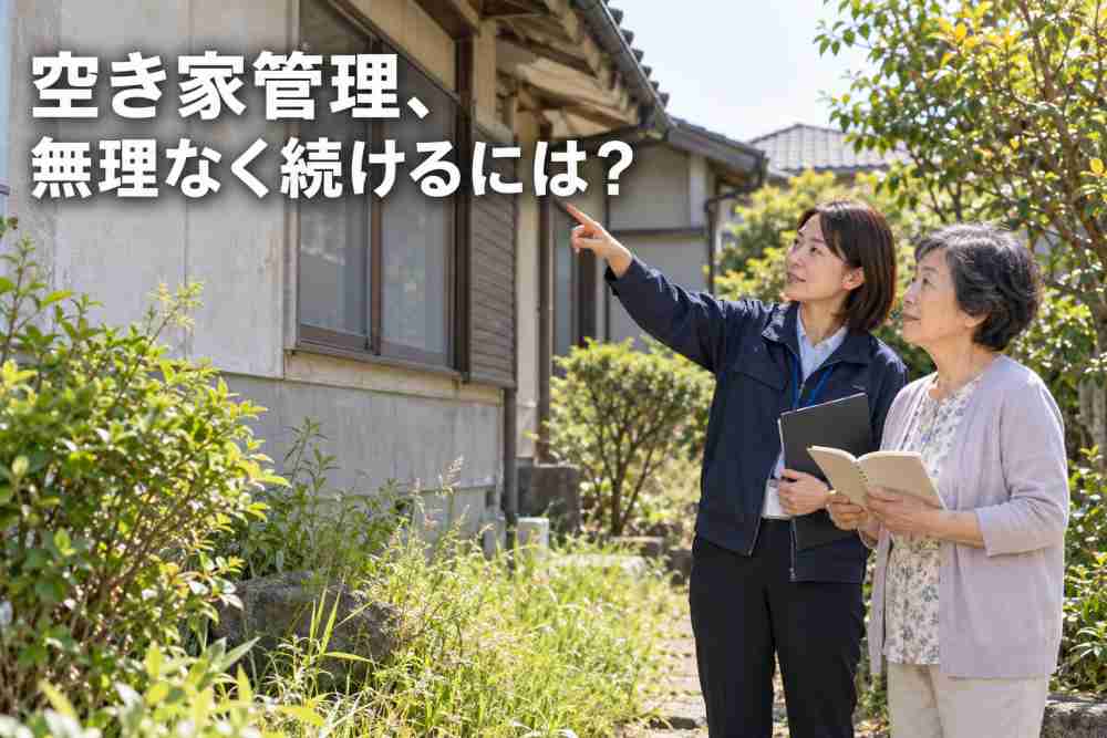 空き家管理が大変なときの対処法1