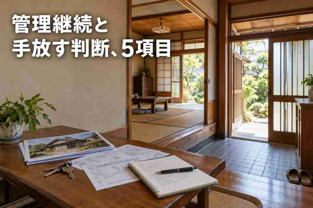 空き家管理が大変なときの対処法5